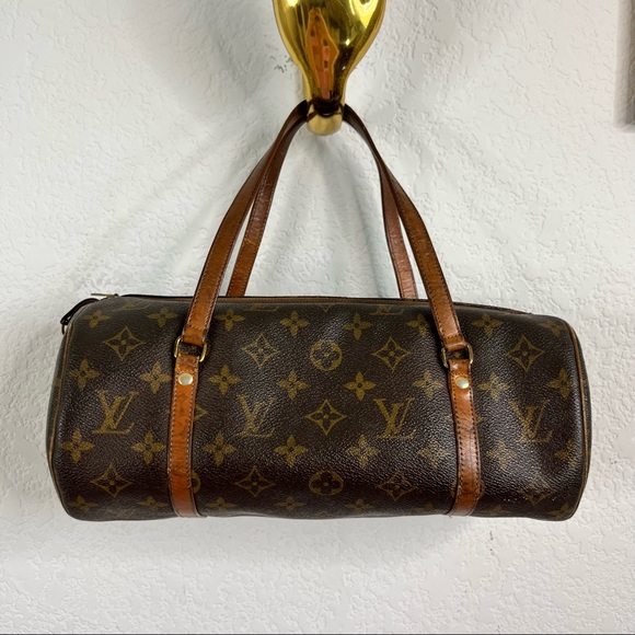 Louis Vuitton Papillon 26 Leather Logomania Bag - Picture 2 of 12